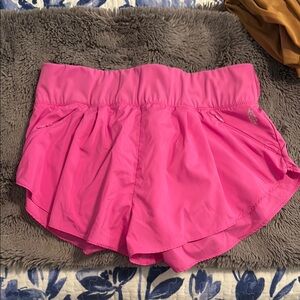 Women's Pink Athletic Shorts